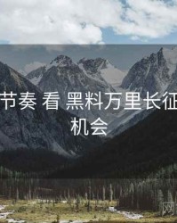 从 上新节奏 看 黑料万里长征首页 的机会