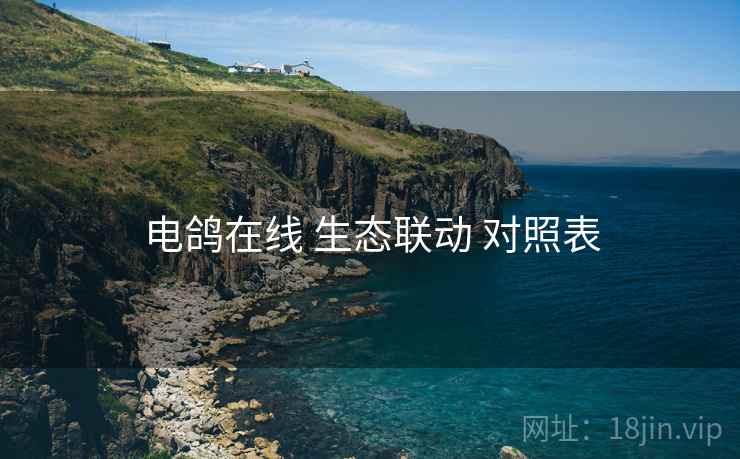 电鸽在线 生态联动 对照表