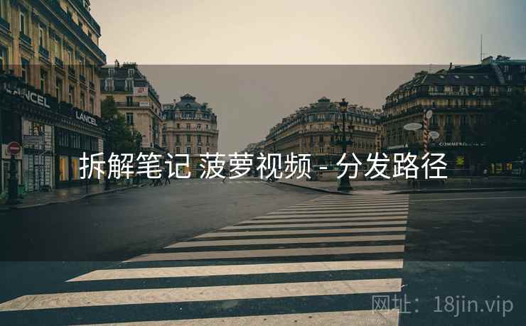 拆解笔记 菠萝视频 - 分发路径
