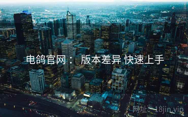 电鸽官网 ： 版本差异 快速上手