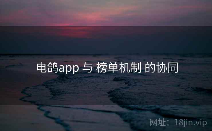 电鸽app 与 榜单机制 的协同