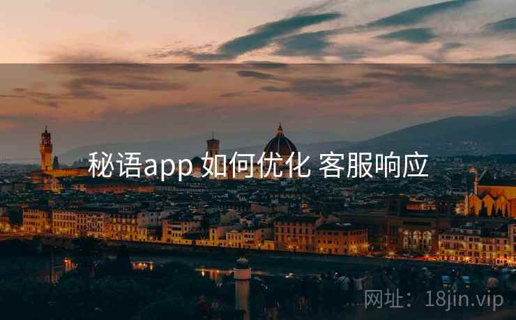秘语app 如何优化 客服响应