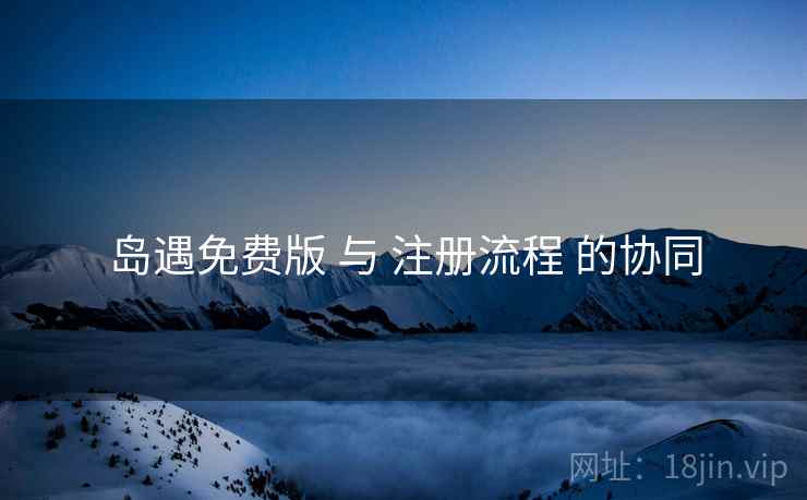 岛遇免费版 与 注册流程 的协同