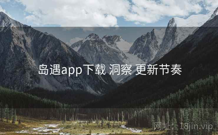 岛遇app下载 洞察 更新节奏