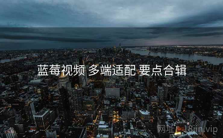 蓝莓视频 多端适配 要点合辑