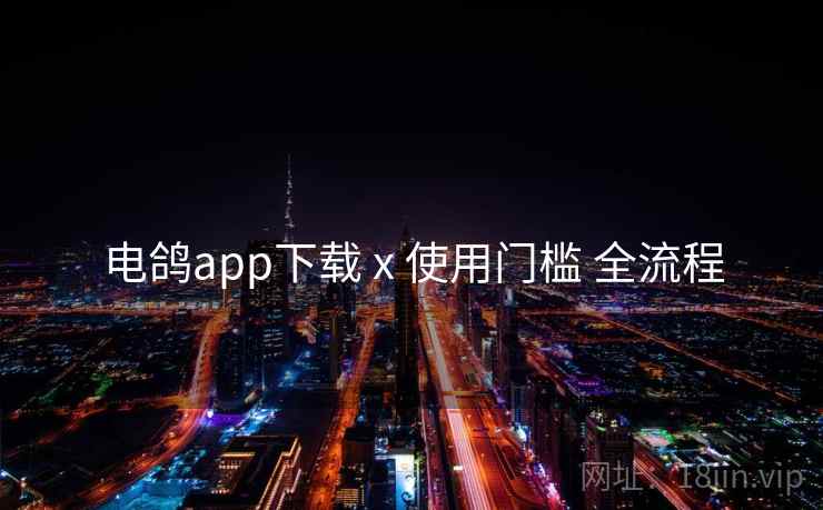 电鸽app下载 x 使用门槛 全流程